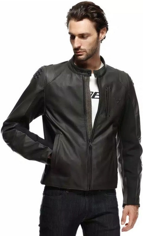 Dainese ISTRICE LEATHER JACKET, DARK-BROWN | 2015300027-005