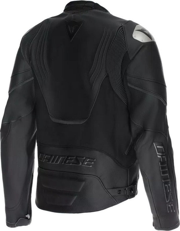 Dainese RACING 5 LEATHER JACKET, BLACK/BLACK/BLACK | 2015300031-691