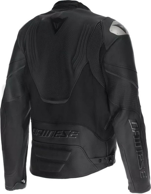 Dainese RACING 5 PERF LEATHER JACKET, BLACK/BLACK/BLACK | 2015300032-691