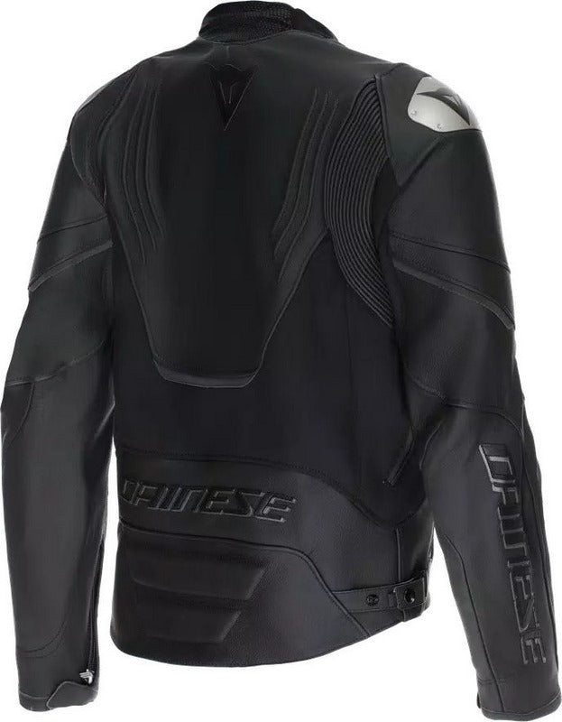 Dainese RACING 5 S/T LEATHER JACKET, BLACK/BLACK/BLACK | 2015300033-691