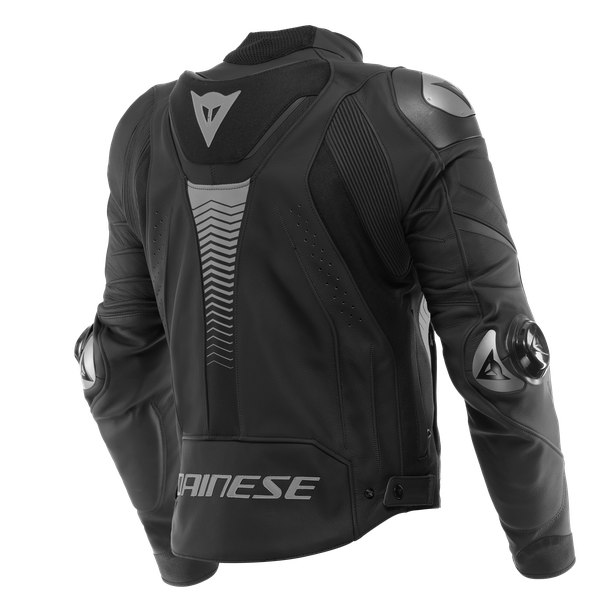 Dainese Super Speed 4 Leather Jacket Black-Matt/Charcoal-Gray | 201533870-50G