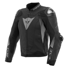 Dainese Super Speed 4 Leather Jacket Black-Matt/Charcoal-Gray | 201533870-50G