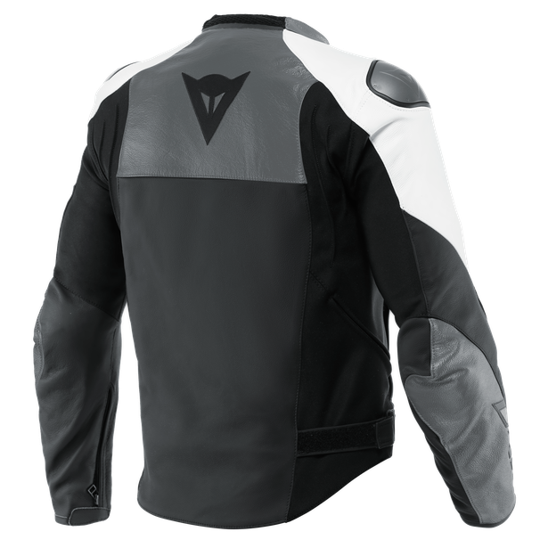 Dainese Sportiva Leather Jacket Black-Matt/Anthracite/White | 201533872-26A
