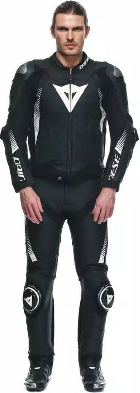 Dainese SUPER SPEED LEATHER PANTS, BLACK/WHITE | 2015500001-622