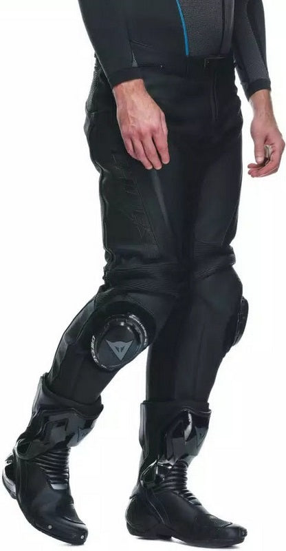 Dainese DELTA 4 S/T LEATHER PANTS, BLACK/BLACK | 2015500004-631