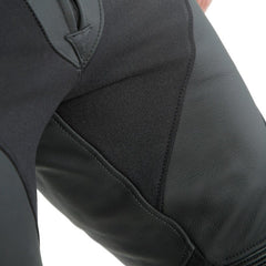 Dainese PONY 3 LEATHER PANTS, BLACK-MATT | 201553711076008