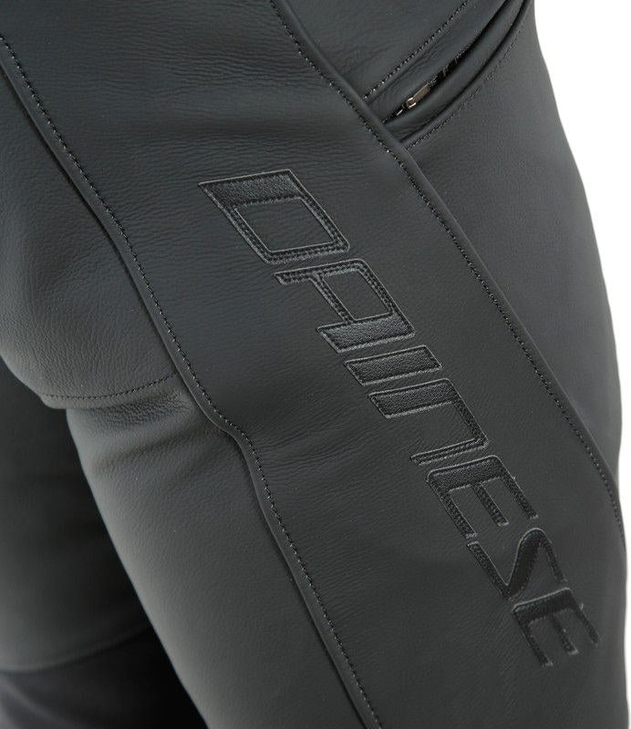 Dainese PONY 3 LEATHER PANTS, BLACK-MATT | 201553711076008