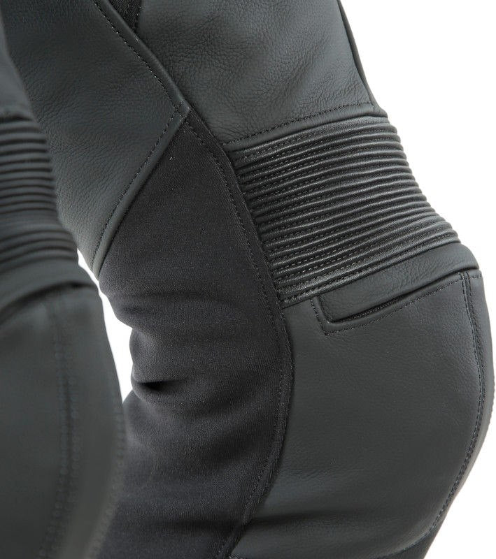 Dainese PONY 3 LEATHER PANTS, BLACK-MATT | 201553711076008