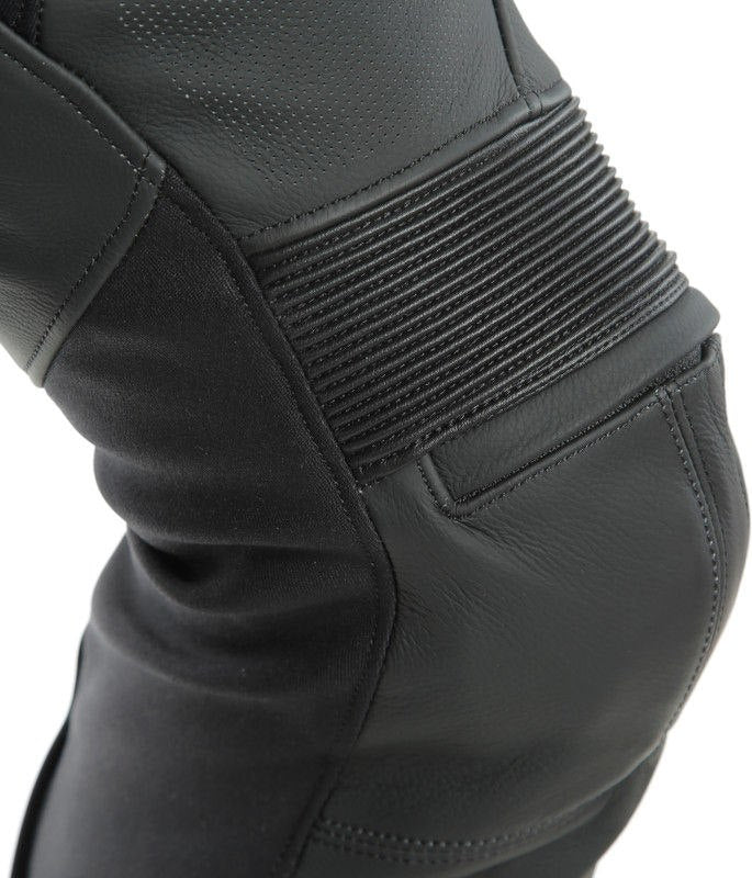 Dainese PONY 3 PERF. LEATHER PANTS, BLACK-MATT | 201553712076008