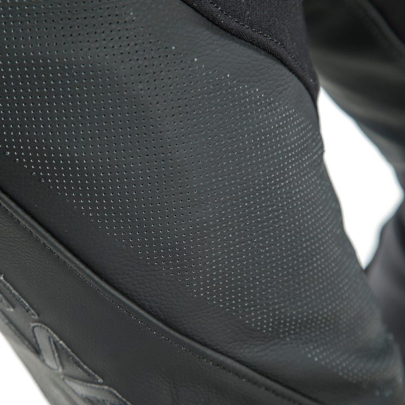 Dainese PONY 3 PERF. LEATHER PANTS, BLACK-MATT | 201553712076008