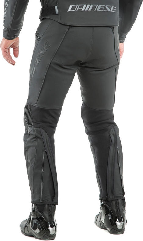 Dainese PONY 3 S/T LEATHER PANTS, BLACK-MATT | 201553716076009