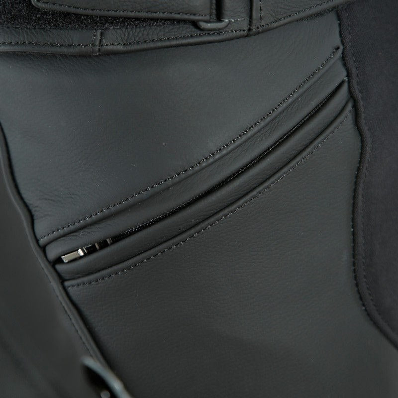 Dainese PONY 3 S/T LEATHER PANTS, BLACK-MATT | 201553716076009