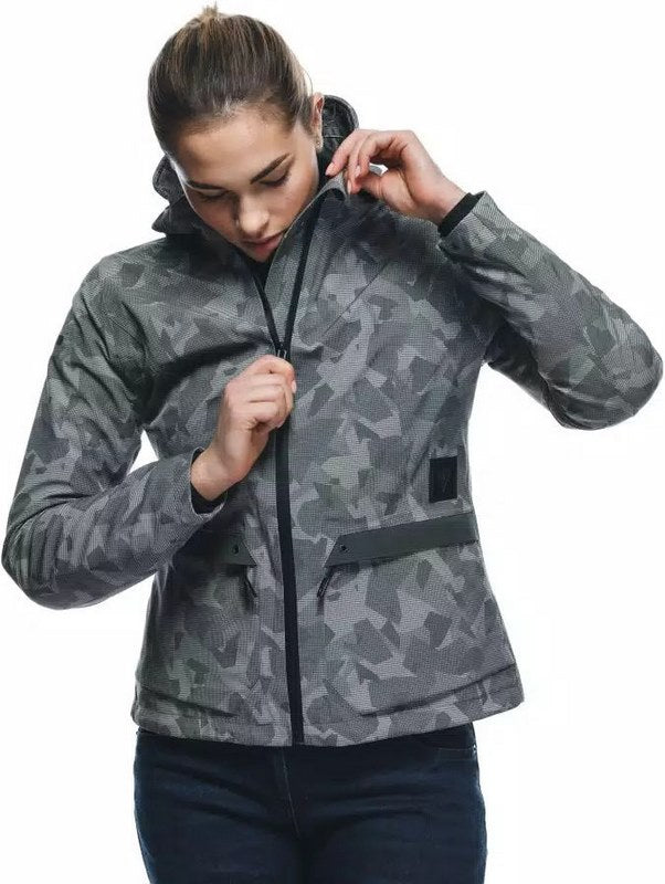Dainese CENTRALE ABSØLUTESHELL PRO JACKET WMN, LONDON FOG CAMO DOTS | 2016500006-54L