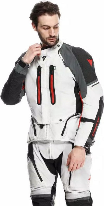 Dainese SUPER ADVENTURE ABSOLUTESHELL JACKET, GLACIER-GREY/IRON-GATE/RED | 2016500012-29J