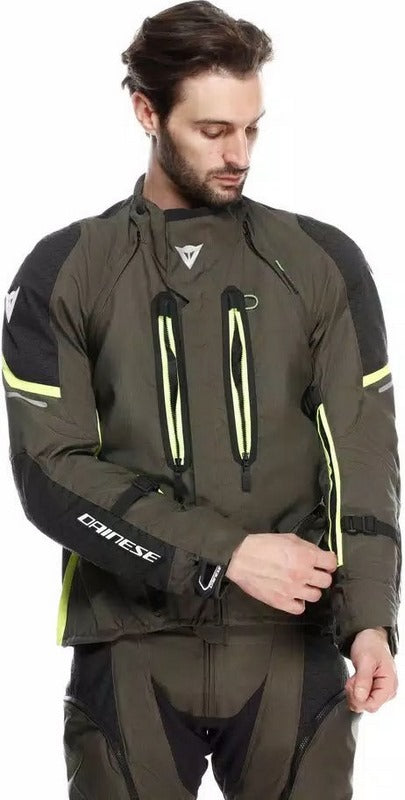 Dainese SUPER ADVENTURE ABSOLUTESHELL JACKET, TARMAC/BLACK/FLUO YELLOW | 2016500012-39J