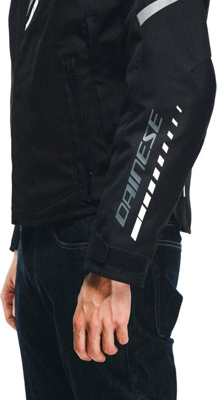 Dainese VELOCE D-DRY JACKET, BLACK/CHARCOAL-GRAY/WHITE | 20165463124G008