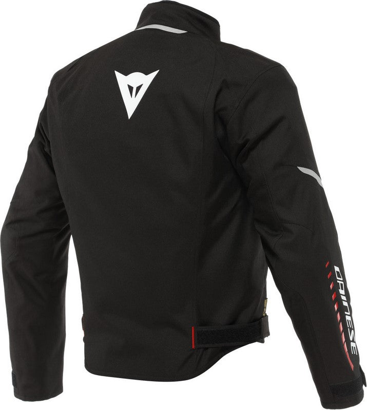 Dainese VELOCE D-DRY JACKET, BLACK/WHITE/LAVA-RED | 201654631A66008