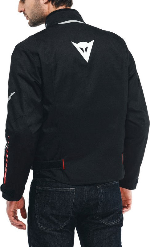 Dainese VELOCE D-DRY JACKET, BLACK/WHITE/LAVA-RED | 201654631A66008