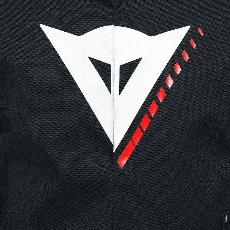 Dainese VELOCE D-DRY JACKET, BLACK/WHITE/LAVA-RED | 201654631A66008