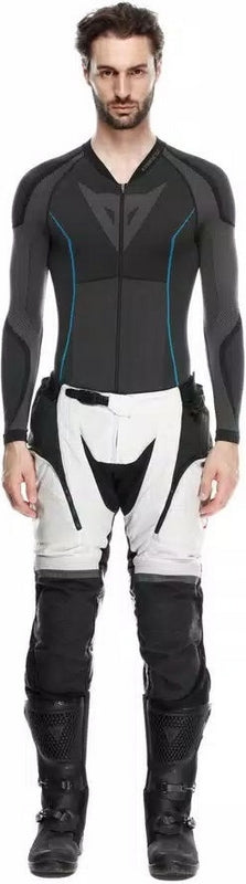 Dainese SUPER ADVENTURE ABSOLUTESHELL PANTS, BLACK/GLACIER-GREY/RED | 2016700006-Y22