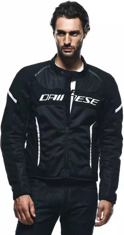 Dainese AIR FRAME 3 TEX JACKET, BLACK/BLACK/WHITE | 2017300003-948