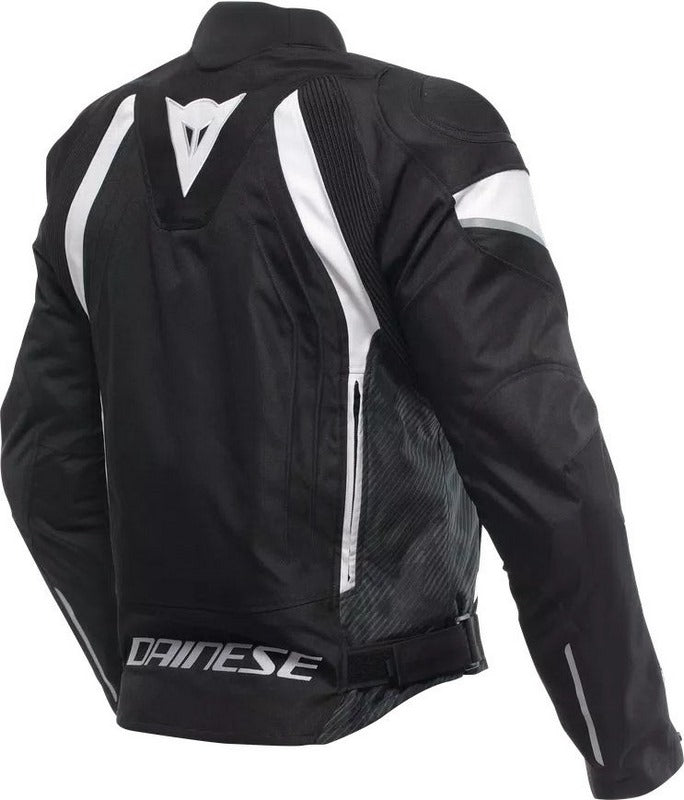 Dainese AVRO 5 TEX JACKET, BLACK/WHITE/BLACK | 2017300006-O45