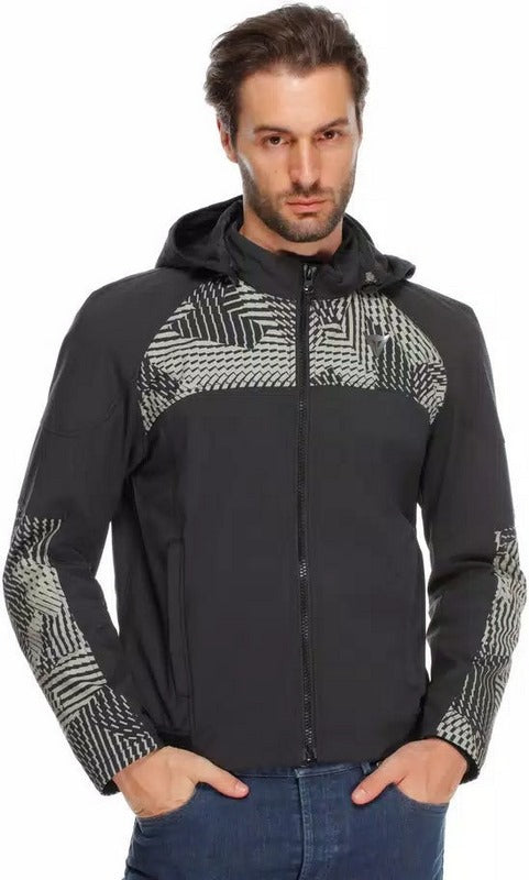 Dainese IGNITE 2 TEX JACKET, BLACK/MOSS GRAY | 2017300019-27O