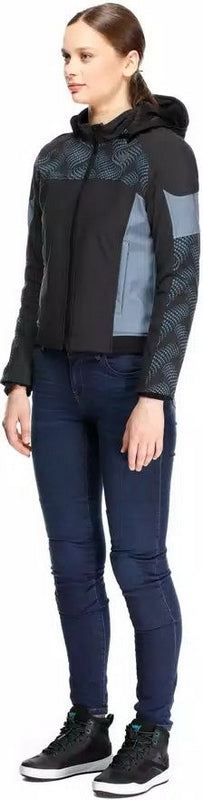 Dainese IGNITE 2 TEX JACKET WMN, BLACK/BLUE MIRAGE | 2017300020-84N