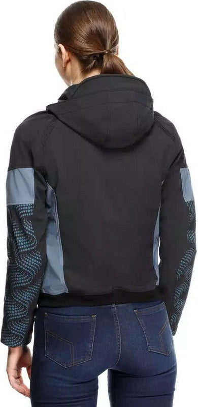 Dainese IGNITE 2 TEX JACKET WMN, BLACK/BLUE MIRAGE | 2017300020-84N
