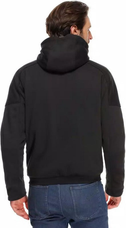 Dainese BOVISA SAFETY HOODIE FULL ZIP, BLACK/WHITE | 2017300021-622