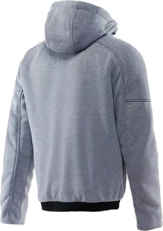 Dainese BOVISA SAFETY HOODIE FULL ZIP, GREY-MELANGE/BLACK | 2017300021-N42