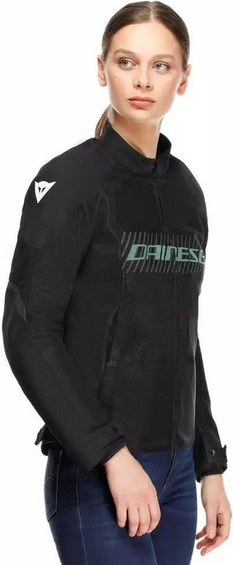 Dainese HEROSPHERE AIR TEX JACKET WMN, BLACK/GRAY/LIGHT GREEN | 2017300032-45O