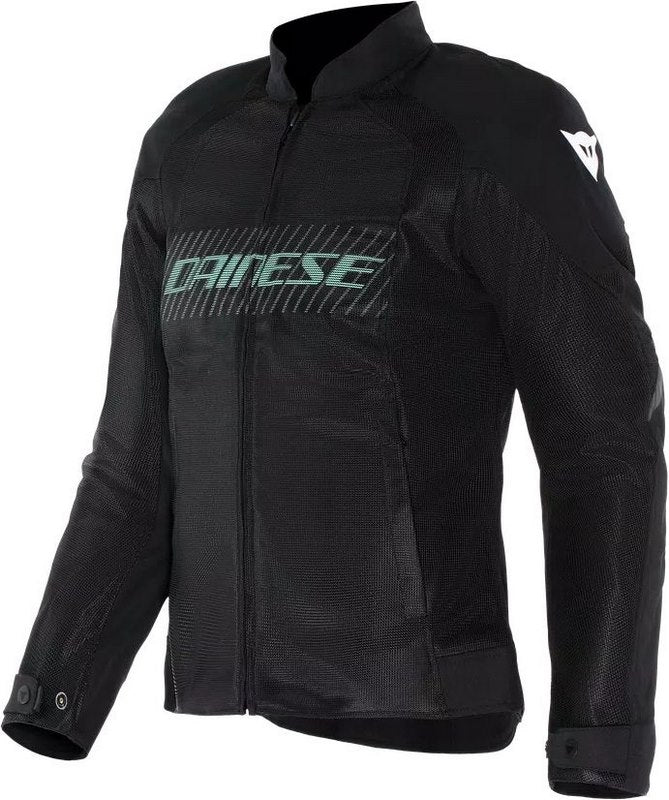 Dainese HEROSPHERE AIR TEX JACKET WMN, BLACK/GRAY/LIGHT GREEN | 2017300032-45O