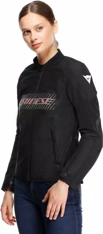Dainese HEROSPHERE AIR TEX JACKET WMN, BLACK/WHITE/PEACH, Size 42 | 201730003246O004