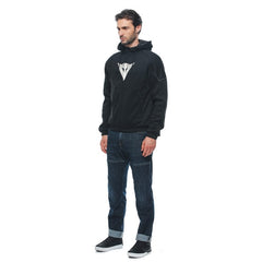 Dainese Daemon-X Safety Hoodie Full Zip Black/Black/White | 201735263-948
