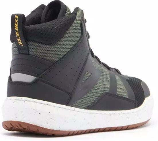 Dainese SUBURB AIR SHOES, BLACK/WHITE/ARMY GREEN, Size 43 | 201770001150J010