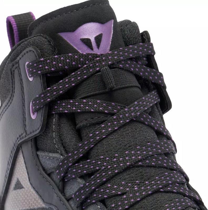 Dainese SUBURB D-WP SHOES WMN, BLACK/WHITE/METAL PURPLE | 2017700012-52J