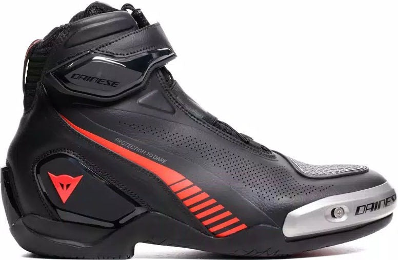 Dainese SUPERYA SHOES, BLACK/RED-FLUO | 2017700023-628