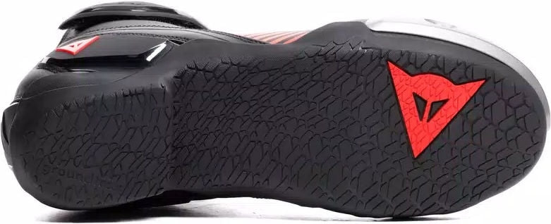 Dainese SUPERYA SHOES, BLACK/RED-FLUO | 2017700023-628