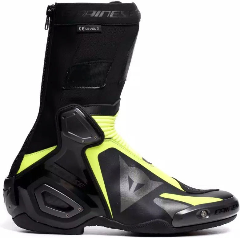 Dainese AXIAL 2 BOOTS, BLACK/YELLOW-FLUO, Size 39 | 2017900052620006