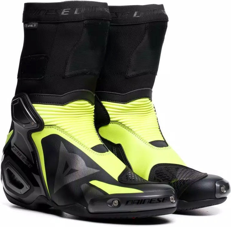 Dainese AXIAL 2 BOOTS, BLACK/YELLOW-FLUO, Size 39 | 2017900052620006