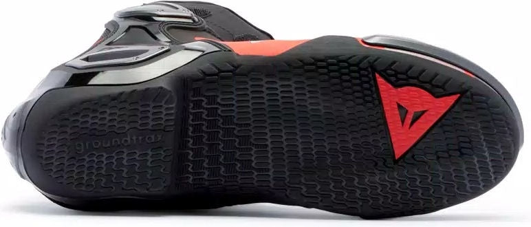 Dainese AXIAL 2 BOOTS, BLACK/RED-FLUO | 2017900052-628