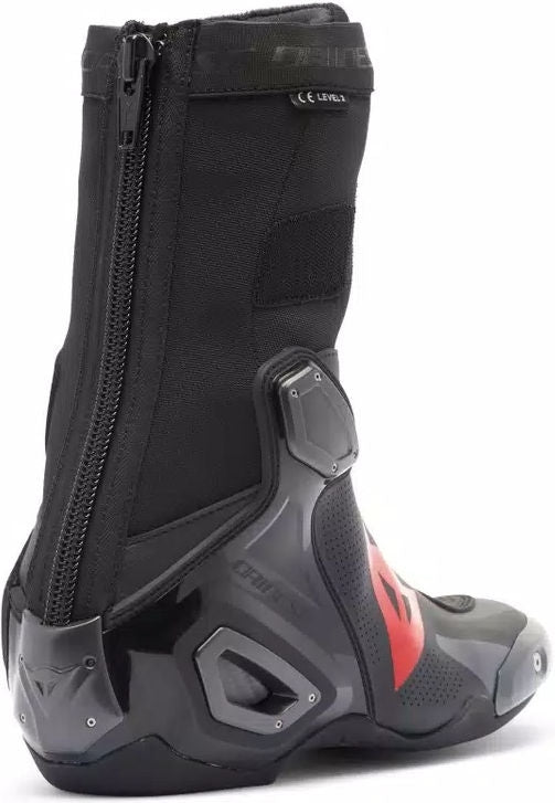 Dainese AXIAL 2 AIR BOOTS, BLACK/BLACK/RED-FLUO, Size 41 | 2017900053P75008