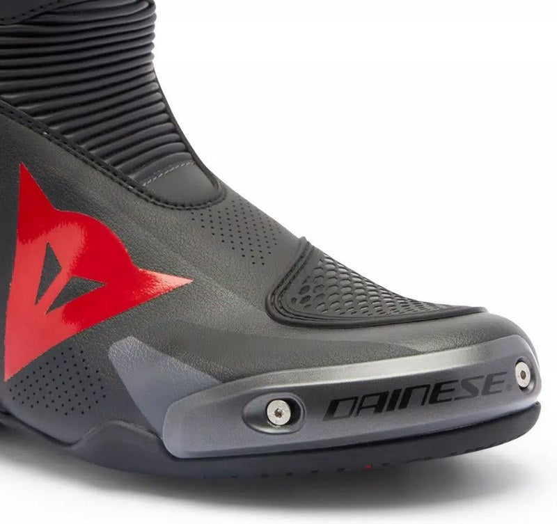 Dainese AXIAL 2 AIR BOOTS, BLACK/BLACK/RED-FLUO, Size 41 | 2017900053P75008