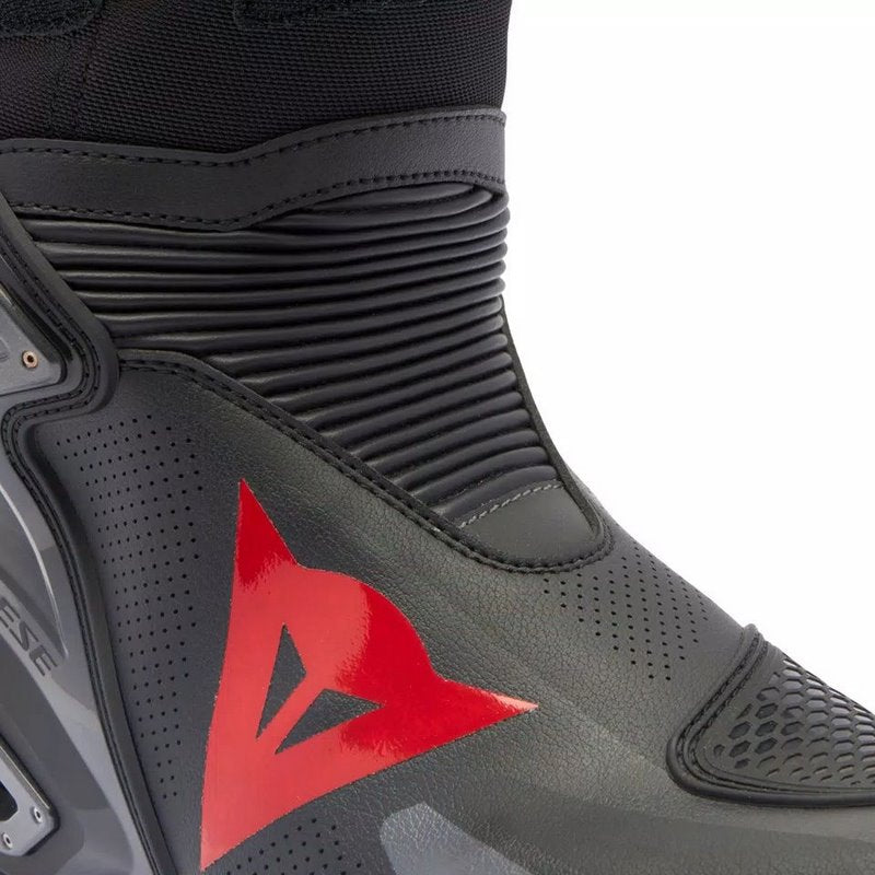 Dainese AXIAL 2 AIR BOOTS, BLACK/BLACK/RED-FLUO, Size 41 | 2017900053P75008