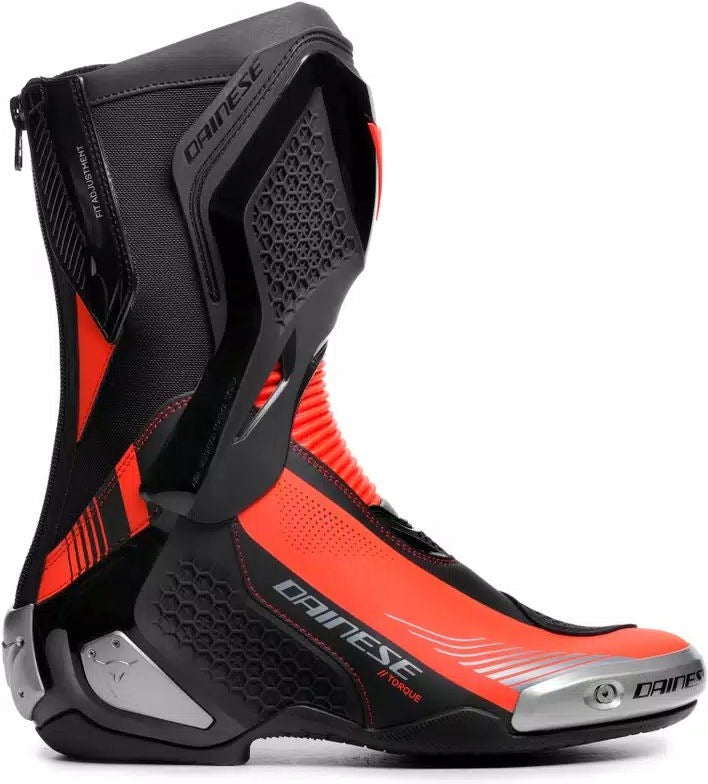 Dainese TORQUE 4 BOOTS, BLACK/RED-FLUO | 2017900085-628