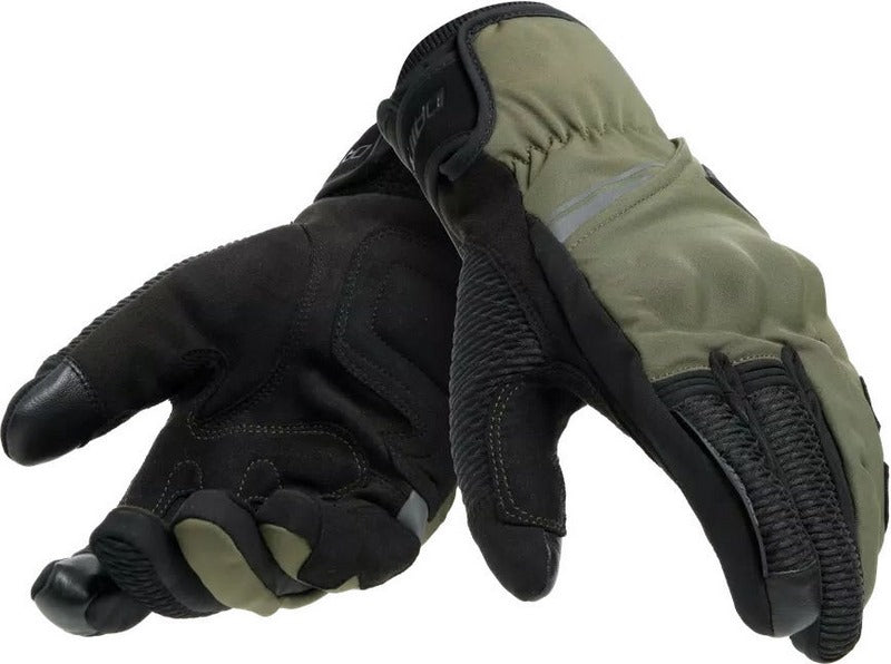 Dainese TRENTO D-DRY® GLOVES, BLACK/GRAPE-LEAF | 2018100011-52F