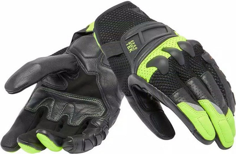 Dainese X-RIDE 2 ERGO-TEK GLOVES, BLACK/YELLOW-FLUO | 2018100015-620