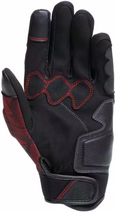 Dainese ERMEX GLOVES, BLACK/RED-LAVA | 2018100026-B78