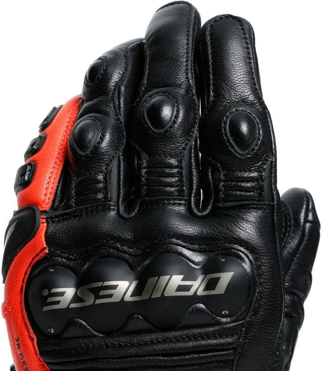 Dainese 4-STROKE 2 GLOVES, BLACK/FLUO-RED | 201815926628008